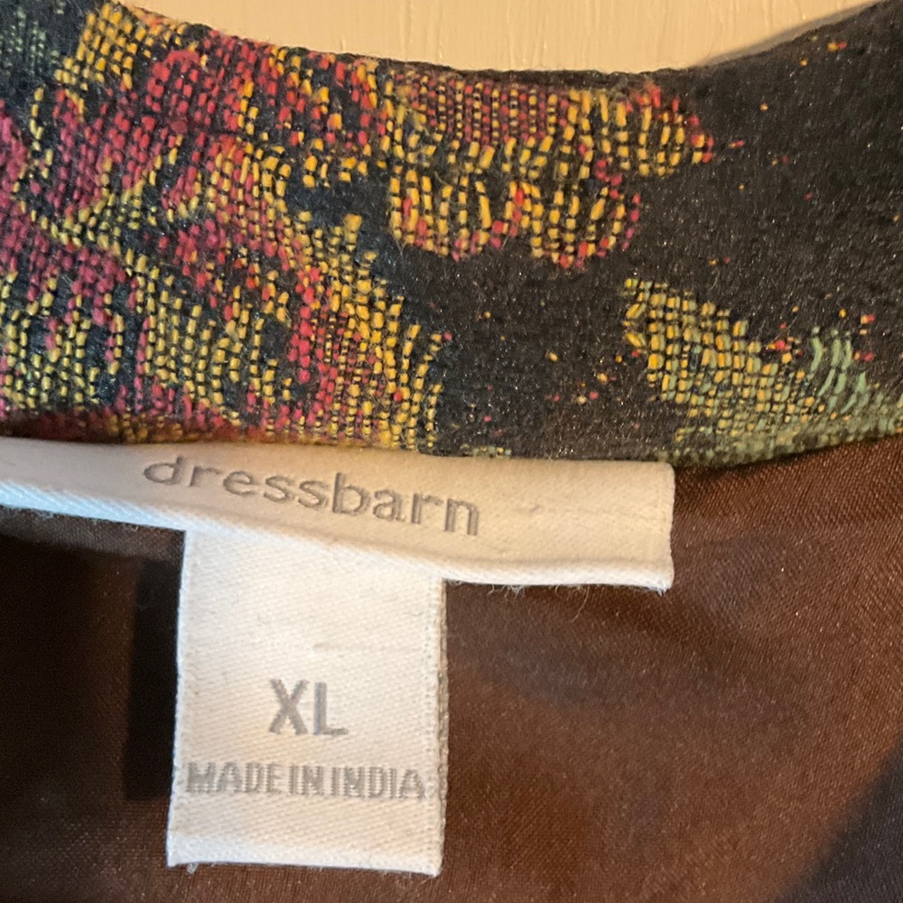 Dressbarn Multicolor Patchwork Blazer - image 4